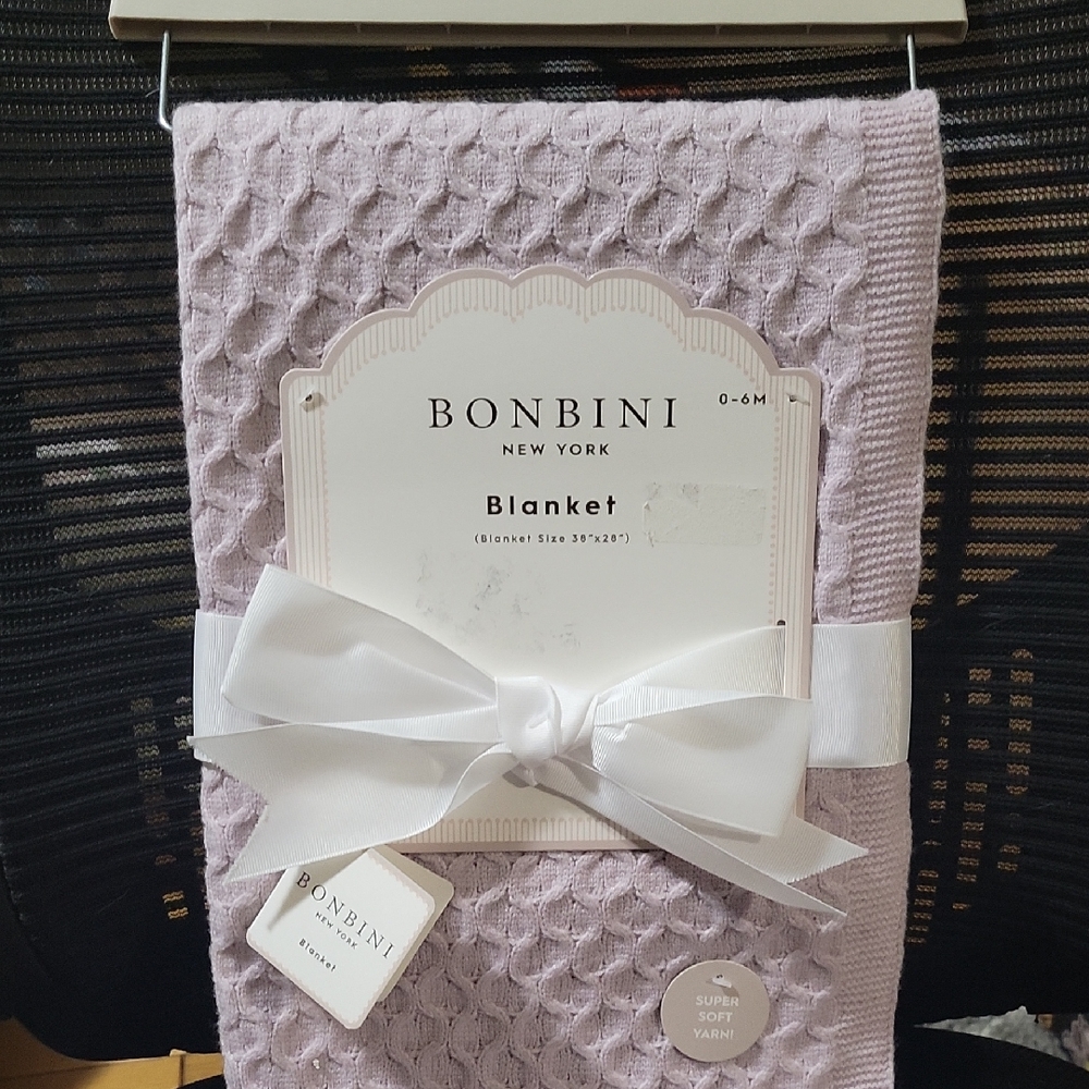Bonbini Baby Blanket - Soft Light Purple NEW